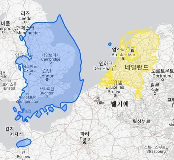 한국이 생각보다 큰 나라인 이유