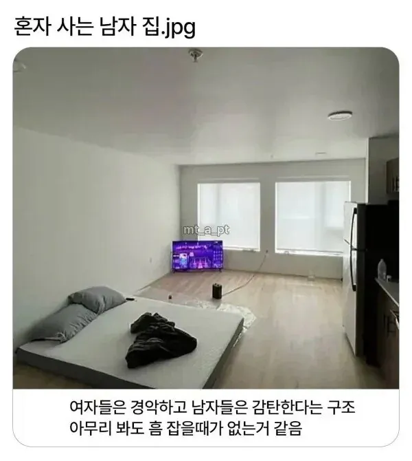 자취하는 남자 집 특징