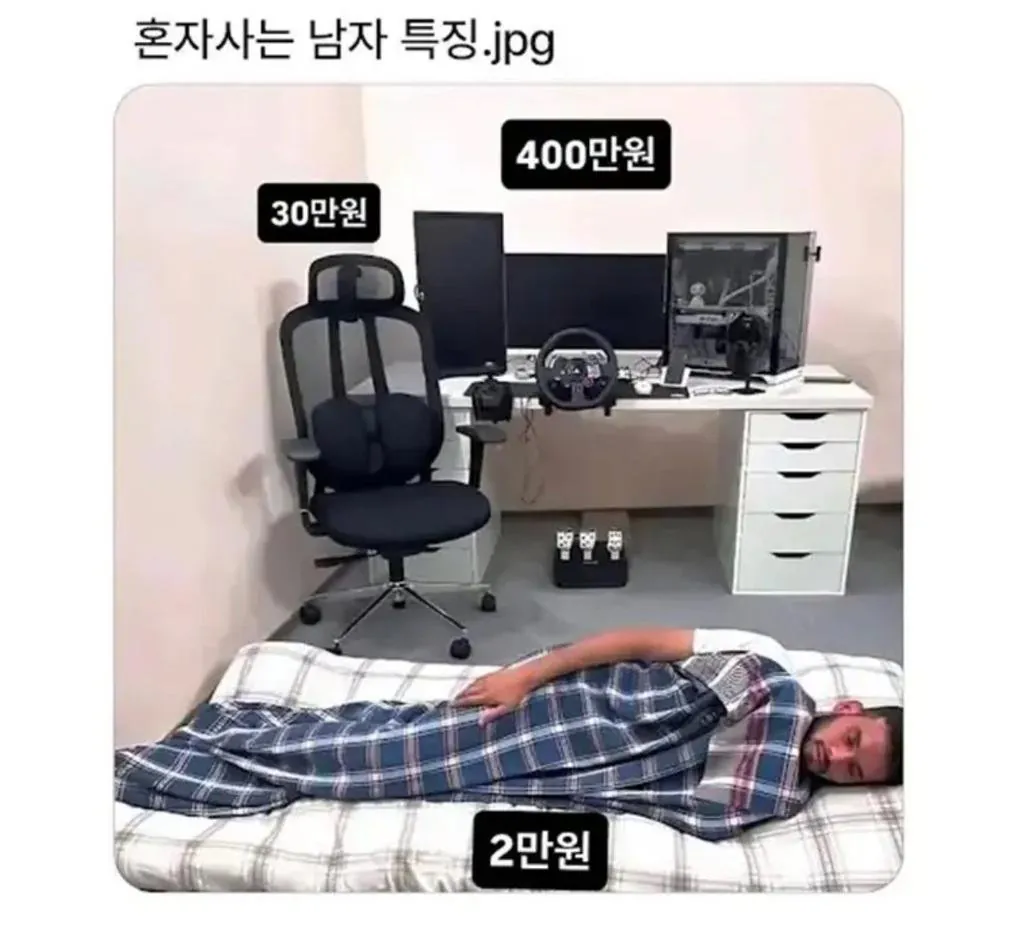 자취하는 남자 집 특징