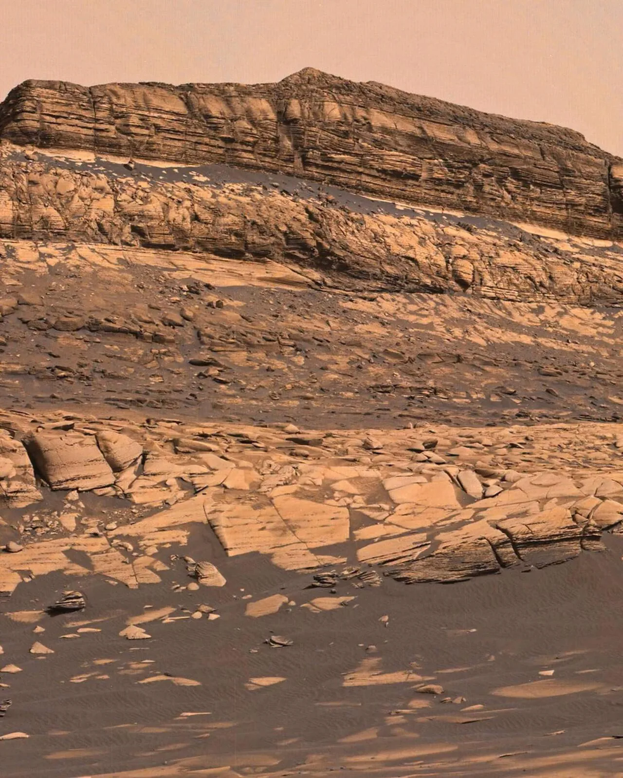 NASA가 공개한 가장 최근 화성 표면 사진