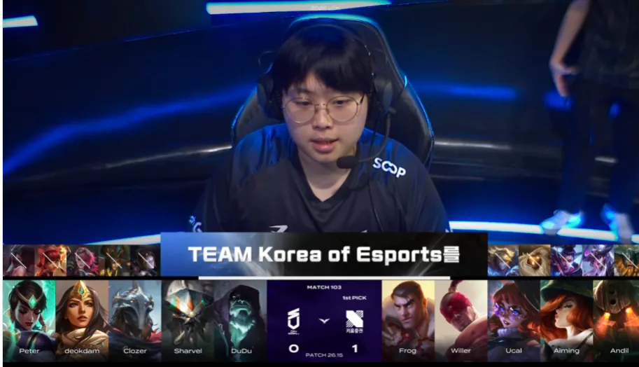 [LCK] KRX vs DNS 2세트 밴픽
