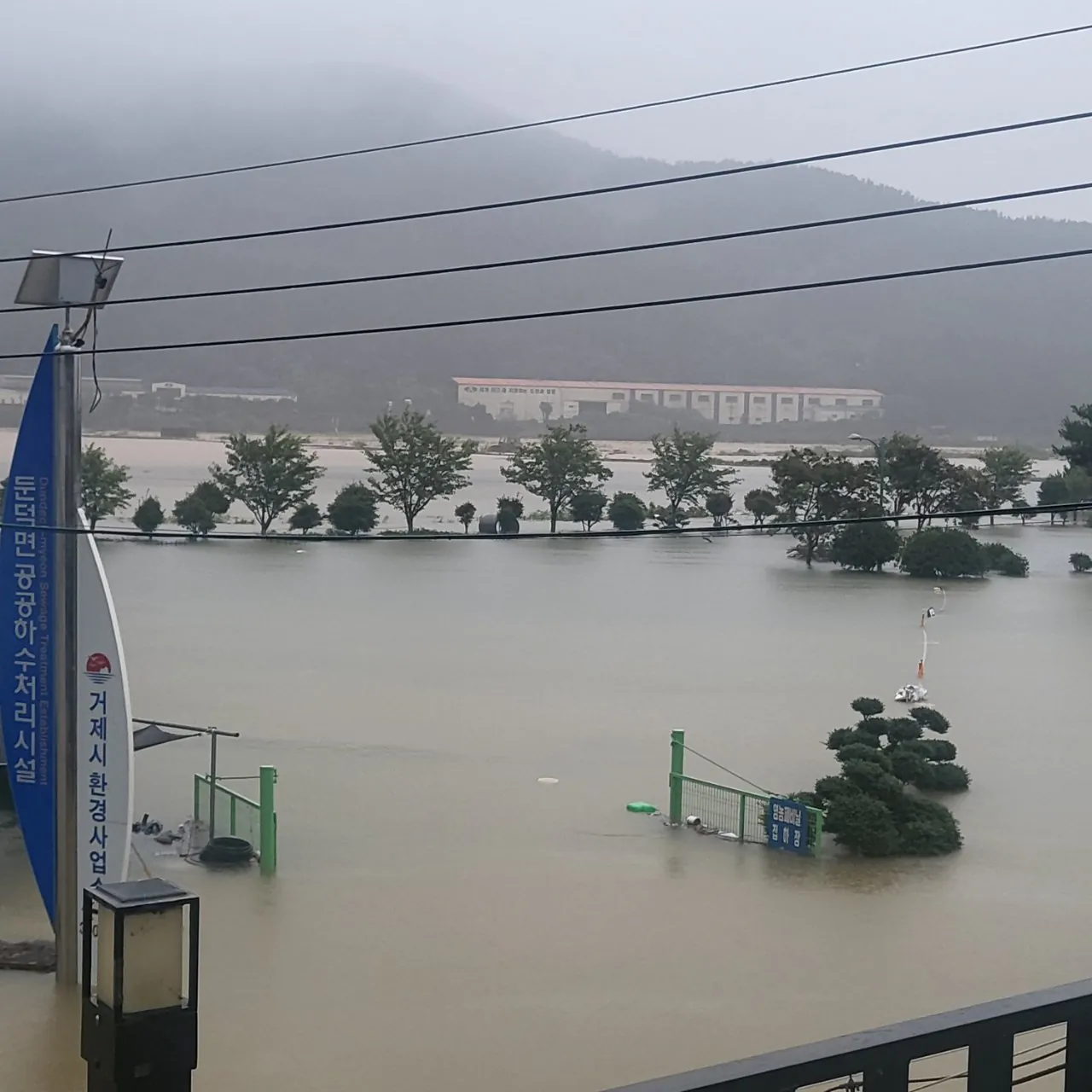 거제 6일 전 상황
