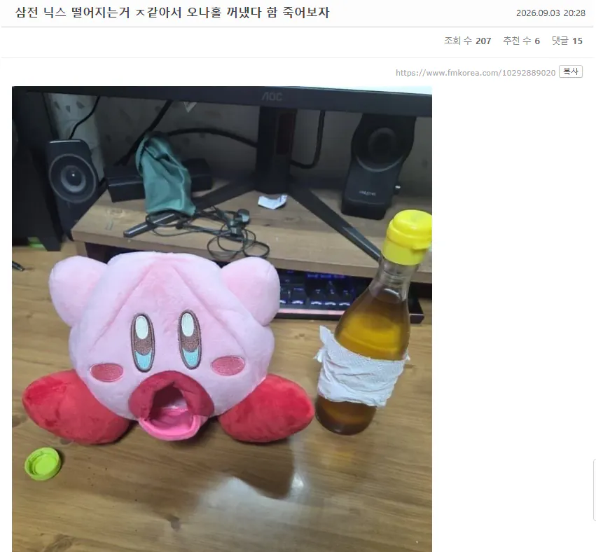 오늘자 흑화해버린 주갤러