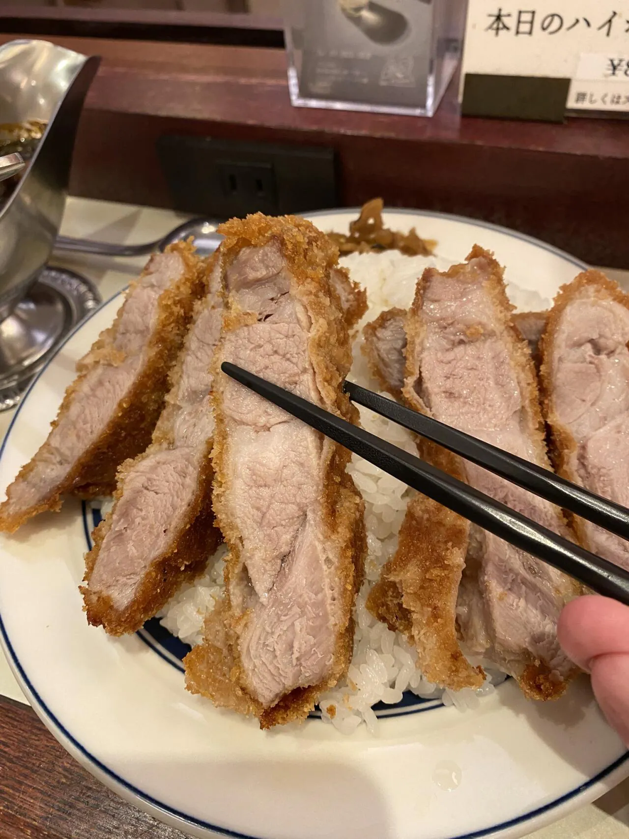 우에노의 흔한 돈까스 카레 덮밥