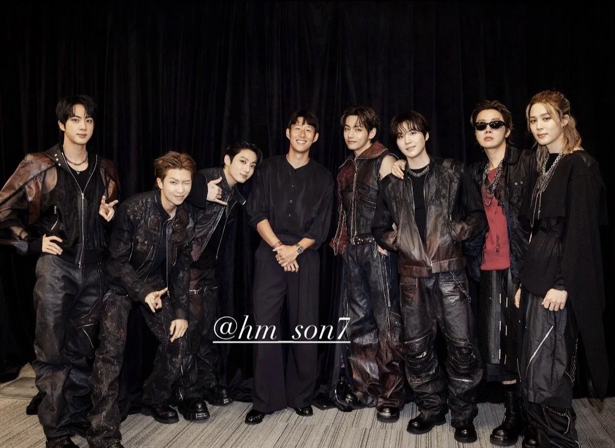 손흥민, BTS 투샷 떴냐 ㄷㄷ