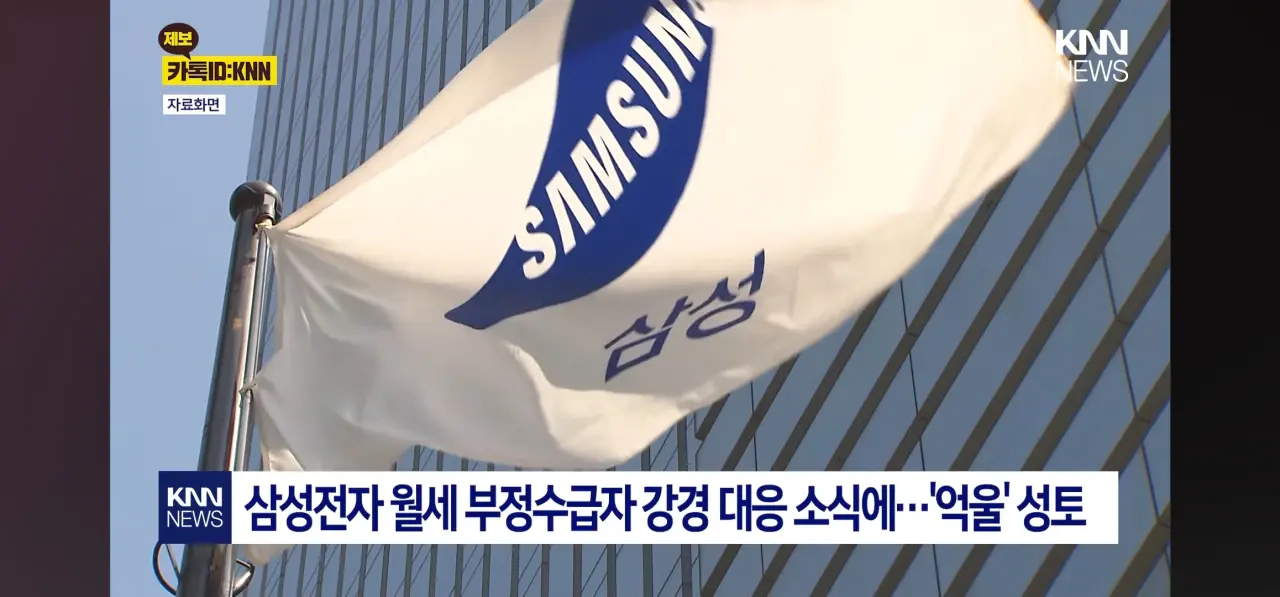 삼성전자 월세 부정수급 사태 터지자마자 대형 소송판 노리