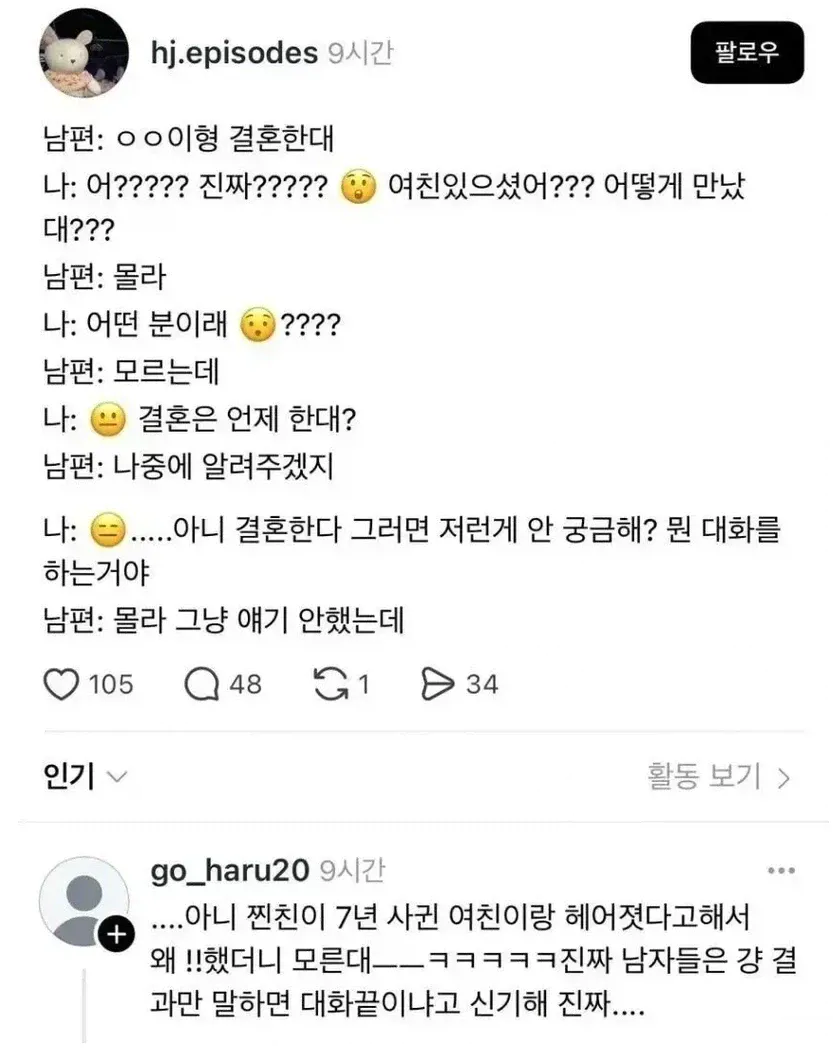 여자들은 이해가 안 된다는 남자의 세계