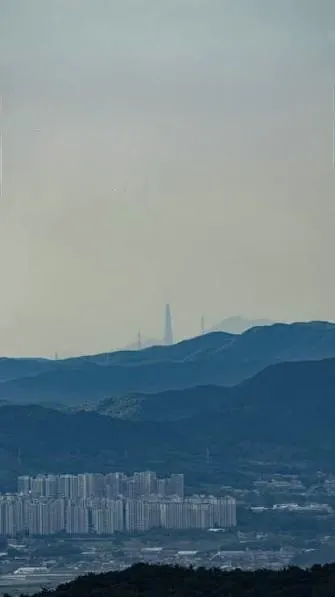 충청남도 천안에서 롯데타워보임 ㄷㄷㄷ