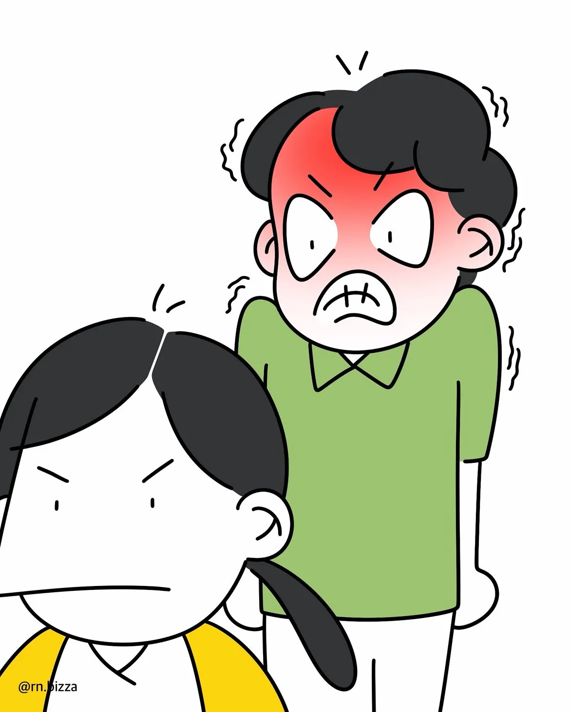 그냥 참지 그랬어