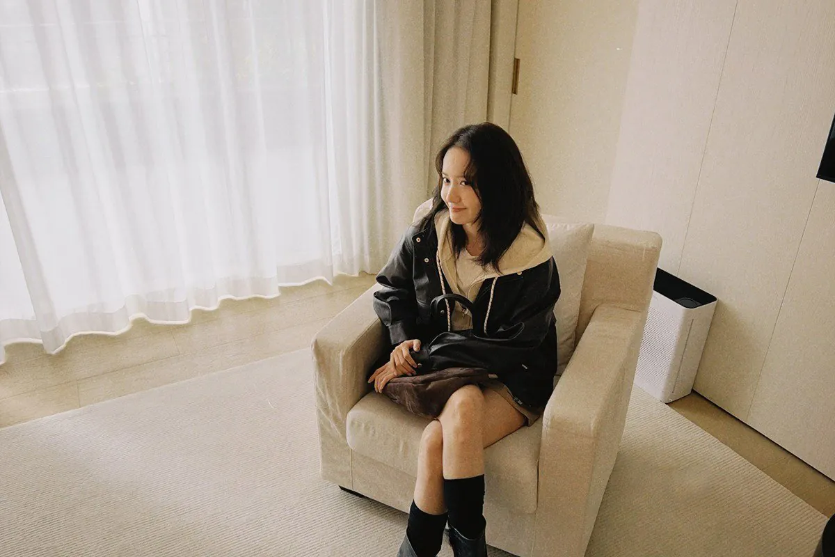 가을옷입은 윤아 인스타