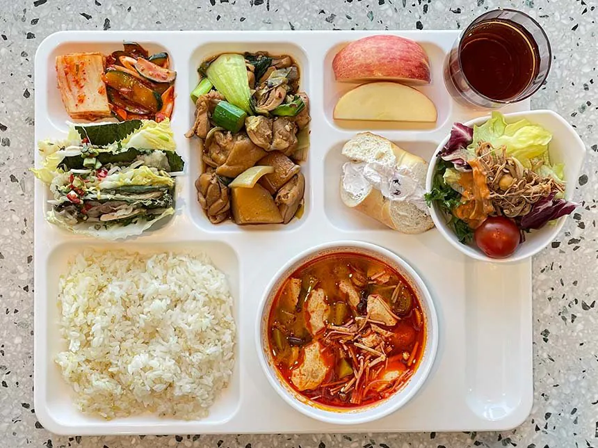 구내식당 최상위권 식단