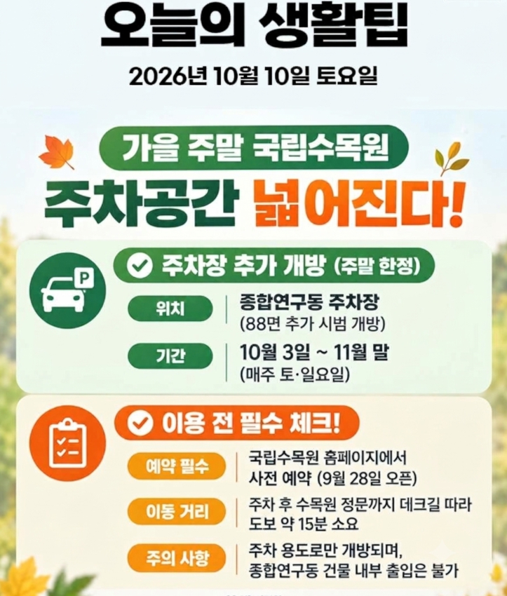  오늘의생활팁      