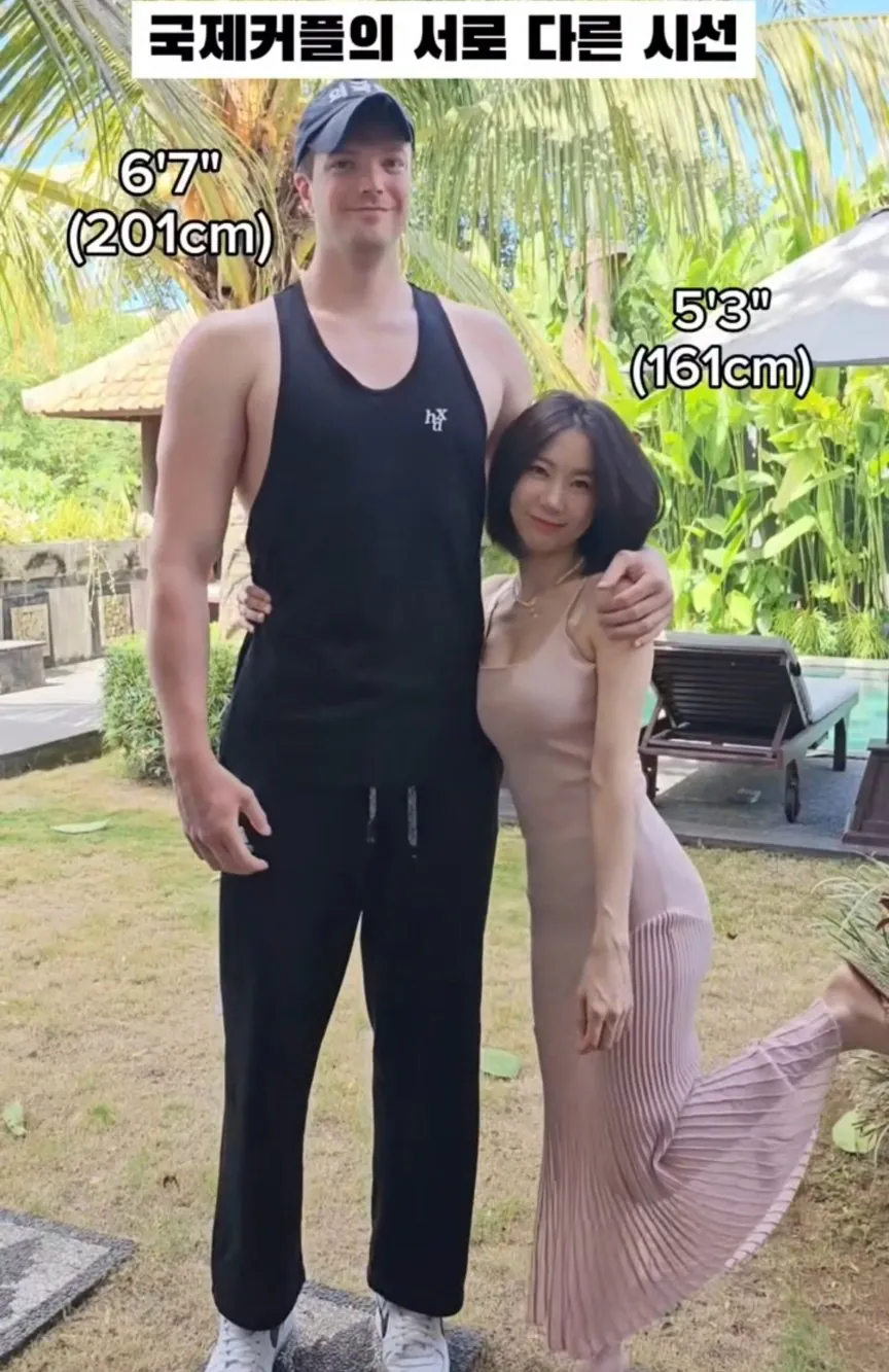 국제 커플 쇼츠에 달린 도 넘은 댓글들