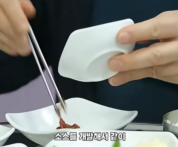  막창구이 맞춤 소스를 즉흥 개발하는 백종원 ㄷㄷ