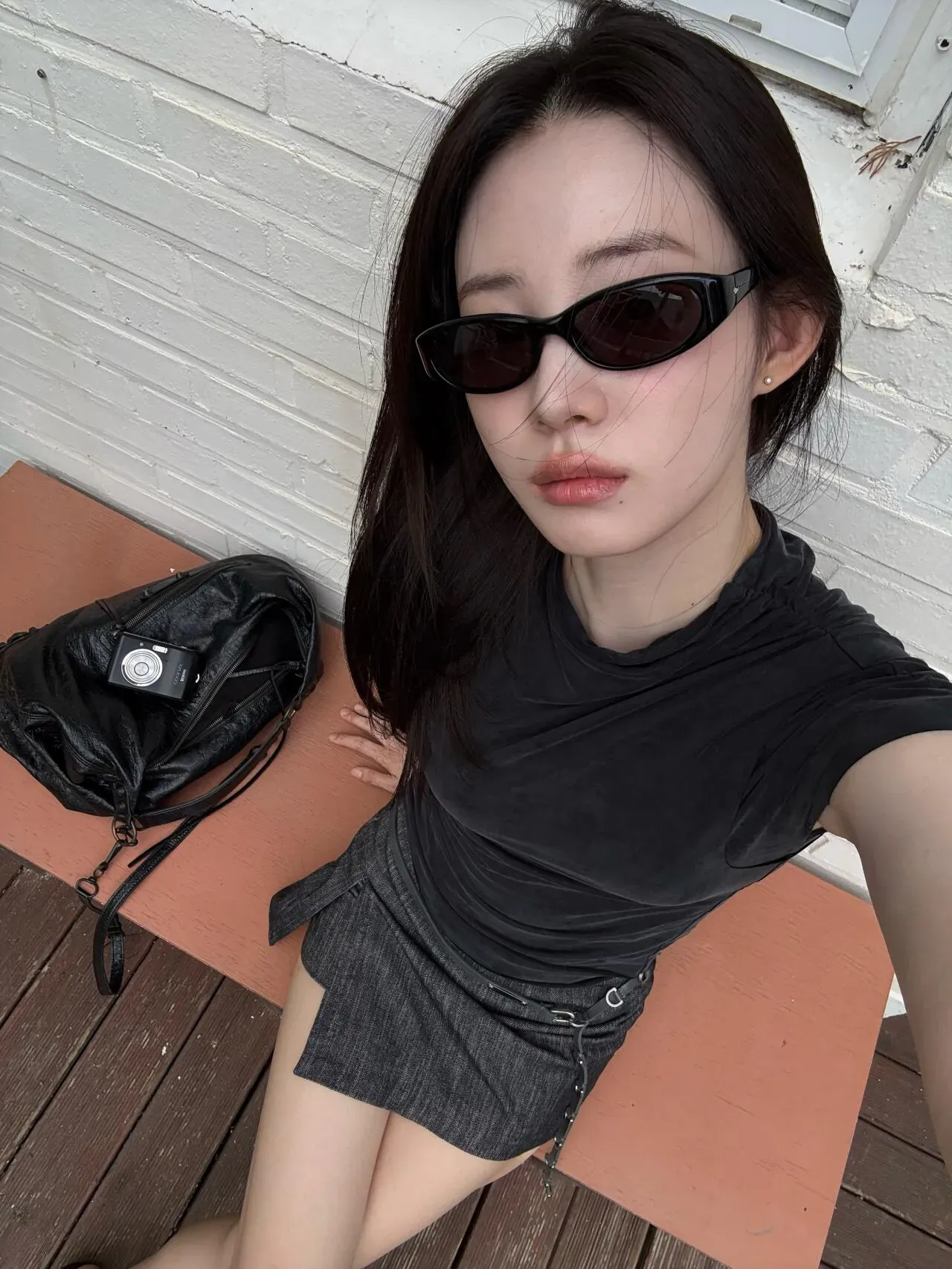  최근 중단발로 커트한 배우 신시아