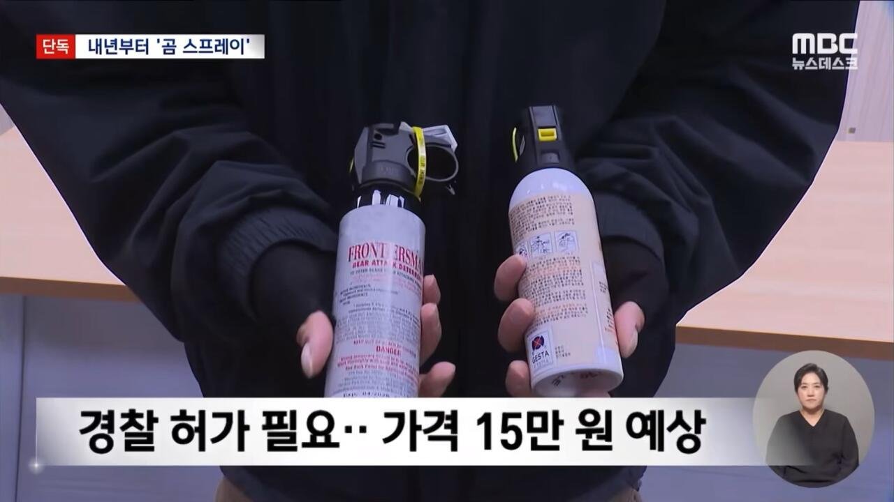 지리산 숲속에서 힐링 중인 반달곰